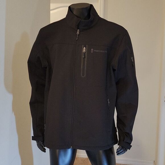 BRAND NEW FREE COUNTRY MEN'S SOFT SHELL LIGHTWEIGHT WARM JACKET - Picture 5 of 16
